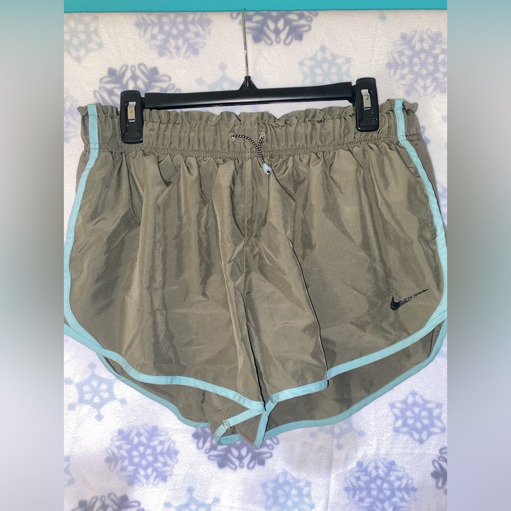 Green and Teal Nike Shorts